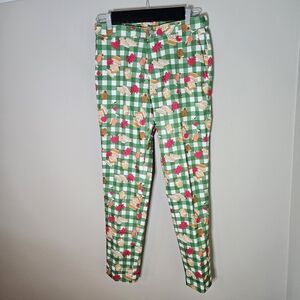 Loudmouth Golf Pants Pimento Cheese Green Check Men's 30W × 32L NWT